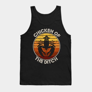 Chicken of The Ditch Crawfish Boil Party Funny Cajun Lobster Tank Top